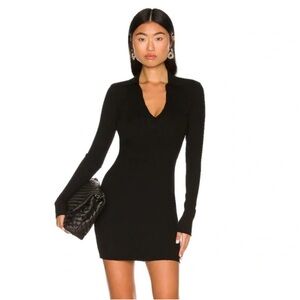 Cotton Citizen Black Long Sleeve Dress